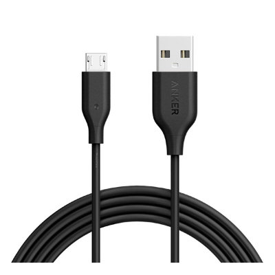 Кабель Anker Powerline 180 cm micro USB (темно-серый) / A8133G11