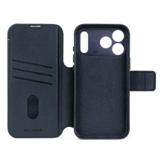 Чехол Decoded Leather Detachable Wallet Case для iPhone 17 Pro Max (D26IPO17PMDW5NW) Navy Shadow