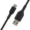 Кабель Belkin BoostCharge Braided USB-A - USB Type-C 1м (CAB002BT1MBK) Black
