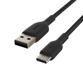 Кабель Belkin BoostCharge Braided USB-A - USB Type-C 1м (CAB002BT1MBK) Black