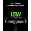 Кабель Belkin BoostCharge Braided USB-A - USB Type-C 1м (CAB002BT1MBK) Black