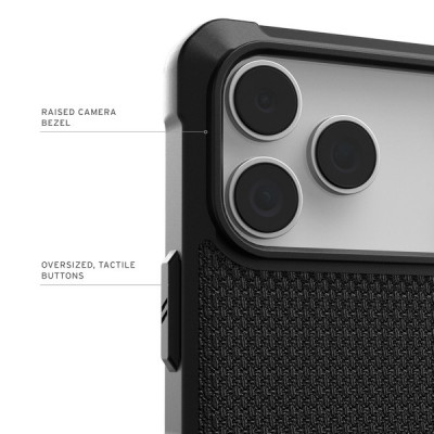 Чехол UAG Metropolis LT Magfit для iPhone 17 Pro Max 6.9" (114518113940) Kevlar Black