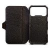 Чехол-книжка из кожи Vaja Buckler ST Wallet для iPhone 17 Pro 6.3" V-Mag Black