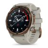 Умные часы Garmin Descent MK3i 43 мм Бронзовый титан с PVD-покрытием, силиконовый ремешок французского серого цвета и трансивер Descent T2 (BNDL-DMK3-43TFDT2)