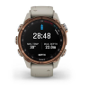 Умные часы Garmin Descent MK3i 43 мм Бронзовый титан с PVD-покрытием, силиконовый ремешок французского серого цвета и трансивер Descent T2 (BNDL-DMK3-43TFDT2)