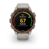 Умные часы Garmin Descent MK3i 43 мм Бронзовый титан с PVD-покрытием, силиконовый ремешок французского серого цвета и трансивер Descent T2 (BNDL-DMK3-43TFDT2)