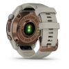Умные часы Garmin Descent MK3i 43 мм Бронзовый титан с PVD-покрытием, силиконовый ремешок французского серого цвета и трансивер Descent T2 (BNDL-DMK3-43TFDT2)