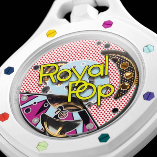 Карманные часы Audemars Piguet x Swatch Royal Pop (Huit Blanc)
