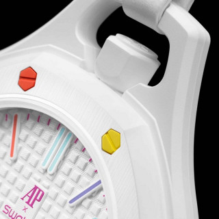 Карманные часы Audemars Piguet x Swatch Royal Pop (Huit Blanc)