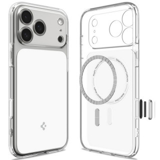 Чехол Spigen Ultra Hybrid T MagFit для iPhone 18 Pro / 17 Pro (ACS12169) Glossy White
