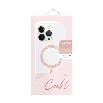 Чехол Uniq COEHL Glace с MagSafe для iPhone 15 Pro 6.1" Rose Gold (IP6.1P(2023)-GLCMRGLD)