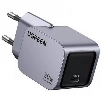 Сетевое зарядное устройство Ugreen X703 Nexode Pro 30W PD GaN (35006) серый