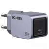 Сетевое зарядное устройство Ugreen X703 Nexode Pro 30W PD GaN (35006) серый