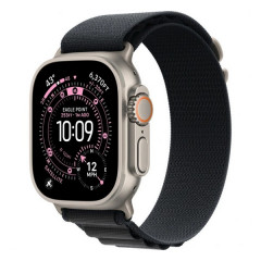 Apple Watch Ultra 3, 49mm, титан светлого цвета, ремешок Alpine черного цвета (2025)