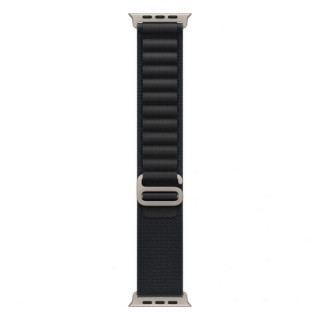 Apple Watch Ultra 3, 49mm, титан светлого цвета, ремешок Alpine черного цвета (2025)