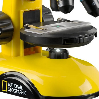 Микроскоп Bresser National Geographic 40x-800x с держателем для смартфона (9039500)
