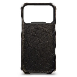 Чехол-накладка из кожи Vaja Buckler Grip для iPhone 17 Pro 6.3" V-Mag Black