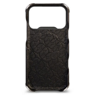 Чехол-накладка из кожи Vaja Buckler Grip для iPhone 17 Pro 6.3" V-Mag Black