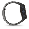 Умные часы Garmin Descent MK3i 51 мм титан Carbon Grey DLC с черным силиконовым ремешком и трансивер Descent T2 (BNDL-DMK3-51CGDT2)