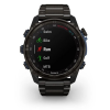 Умные часы Garmin Descent MK3i 51 мм титан Carbon Grey DLC с черным силиконовым ремешком и трансивер Descent T2 (BNDL-DMK3-51CGDT2)