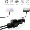 Автомобильное зарядное устройство Aukey CC-T7 Dual Port Car Charger (Black)