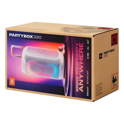 Портативная акустика JBL PartyBox 330 (White)