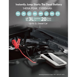 Пуско-зарядное устройство RAVPower Jump Starter 11000 mAh (RP-PB1225)