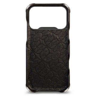 Чехол-накладка из кожи Vaja Buckler ST Grip для iPhone 17 Pro 6.3" V-Mag Black