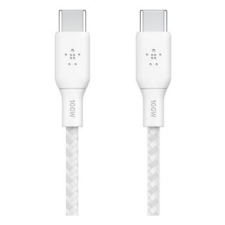 Кабель Belkin BoostCharge USB-C - USB-C 3м 100W (CAB014BT3MWH) White