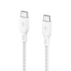 Кабель Belkin BoostCharge USB-C - USB-C 3м 100W (CAB014BT3MWH) White