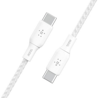Кабель Belkin BoostCharge USB-C - USB-C 3м 100W (CAB014BT3MWH) White