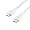 Кабель Belkin BoostCharge USB-C - USB-C 3м 100W (CAB014BT3MWH) White