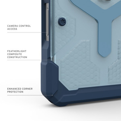 Чехол UAG Pathfinder Magfit для iPhone 17 Pro Max 6.9" (1145521BV03) Blues Case + Blues Lanyard