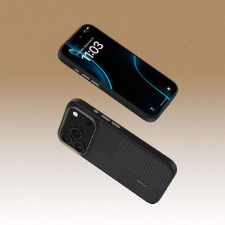 Чехол Benks Montage ArmorPro Case built with Kevlar для iPhone 17 6.3" (C.K.FL.AP.BK.MA67) Black 600D+1500D