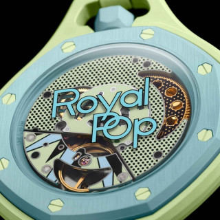 Карманные часы Audemars Piguet x Swatch Royal Pop (Blaue Acht)