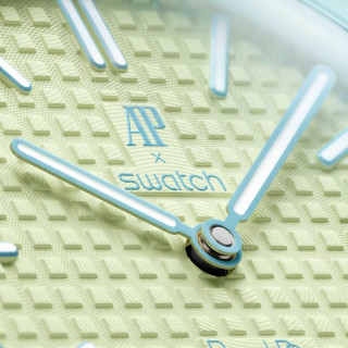 Карманные часы Audemars Piguet x Swatch Royal Pop (Blaue Acht)