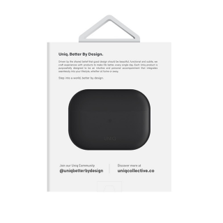Чехол Uniq Lino Liquid silicone для AirPods Pro 2, серый (AIRPODSPRO2-LINOGRY)