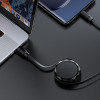 Кабель AceFast C13-03 USB-C - USB-C 60W Retractable Charging Data Cable 0.8 м (AF-C13-03-BK) Black​​