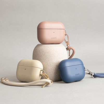 Чехол Uniq COEHL Haven with handstrap для AirPods Pro 2 (AIRPODSPRO2-HAVDNUDE) Dusty Nude