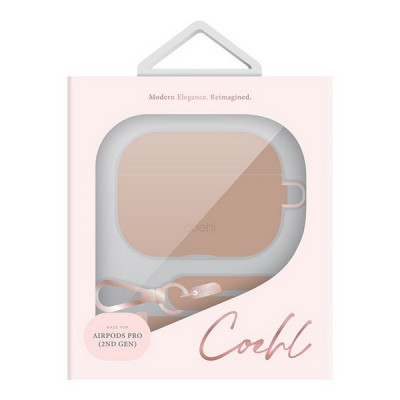 Чехол Uniq COEHL Haven with handstrap для AirPods Pro 2 (AIRPODSPRO2-HAVDNUDE) Dusty Nude