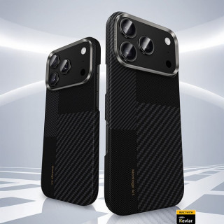 Чехол Benks Montage ArmorAir Case built with Kevlar для iPhone 17 Pro 6.3" (C.K.FL.AP.BK.MB69) черный (600D+1500D)