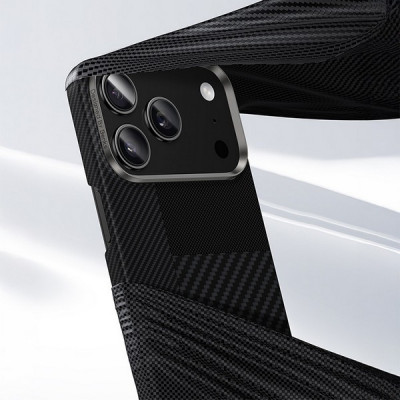 Чехол Benks Montage ArmorAir Case built with Kevlar для iPhone 17 Pro 6.3" (C.K.FL.AP.BK.MB69) черный (600D+1500D)