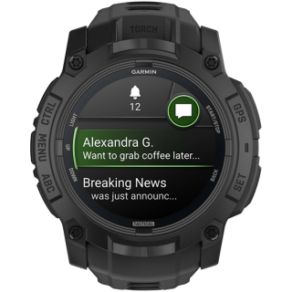 Garmin Instinct 3 50 мм AMOLED Tactical Edition Black with Black Band (010-03020-50)
