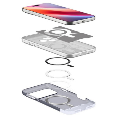 Чехол Spigen Classic C1 (MagFit) для iPhone 17 Pro Max (ACS10293) Graphite