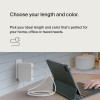 Кабель Belkin BoostCharge USB-C - USB-C 2м 240W (CAB015bt2MWH) White