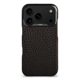 Чехол-накладка из кожи Vaja Grip для iPhone 17 Pro 6.3" V-Mag Floater Black