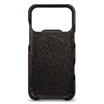 Чехол-накладка из кожи Vaja Grip для iPhone 17 Pro 6.3" V-Mag Floater Black