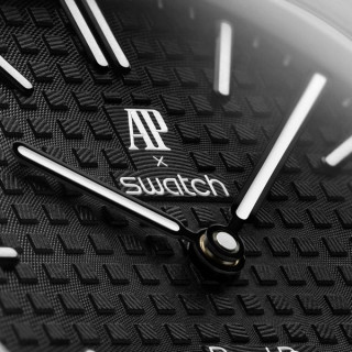 Карманные часы Audemars Piguet x Swatch Royal Pop (Ocho Negro)