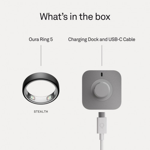 Умное кольцо Oura Ring Gen 5 Stealth 11