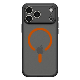 Чехол Spigen Ultra Hybrid MagFit для iPhone 17 Pro Max (ACS10482) Frost Black Orange